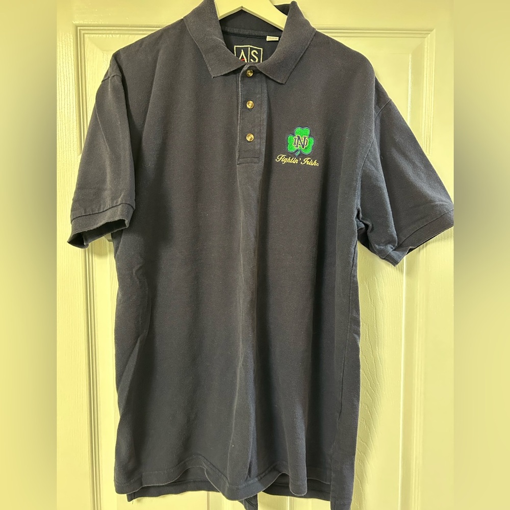 Vintage Notre Dame Polo Shirt